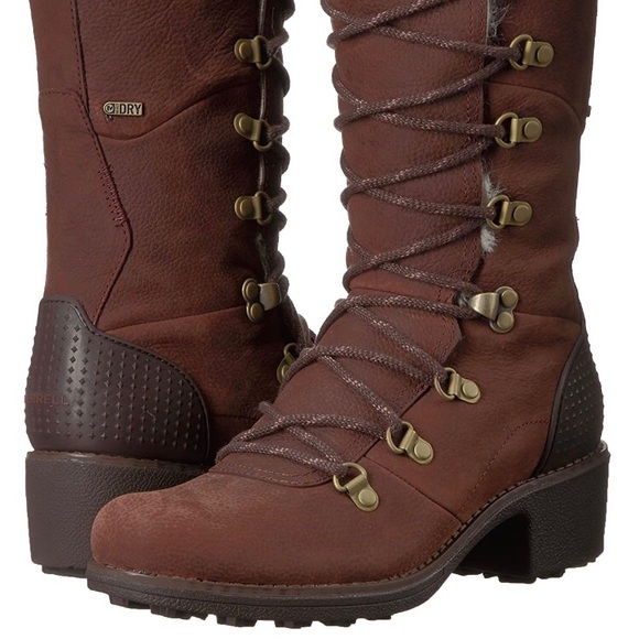 Merrell Chateau Tall Lace Polar Waterproof Boot - Picture 6 of 16